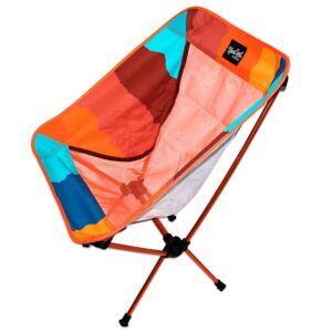 NorEast Outdoors Ultralite Camp Chair in Peaks — lightweight aluminum frame with carry bag